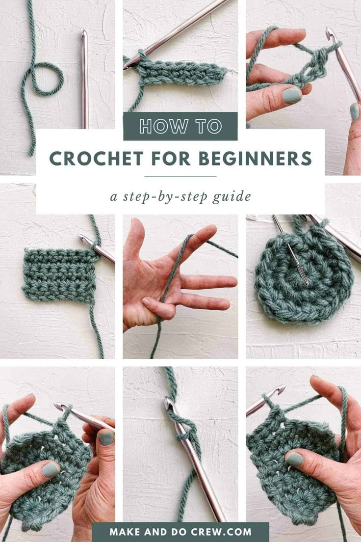 the steps to crochet for beginners