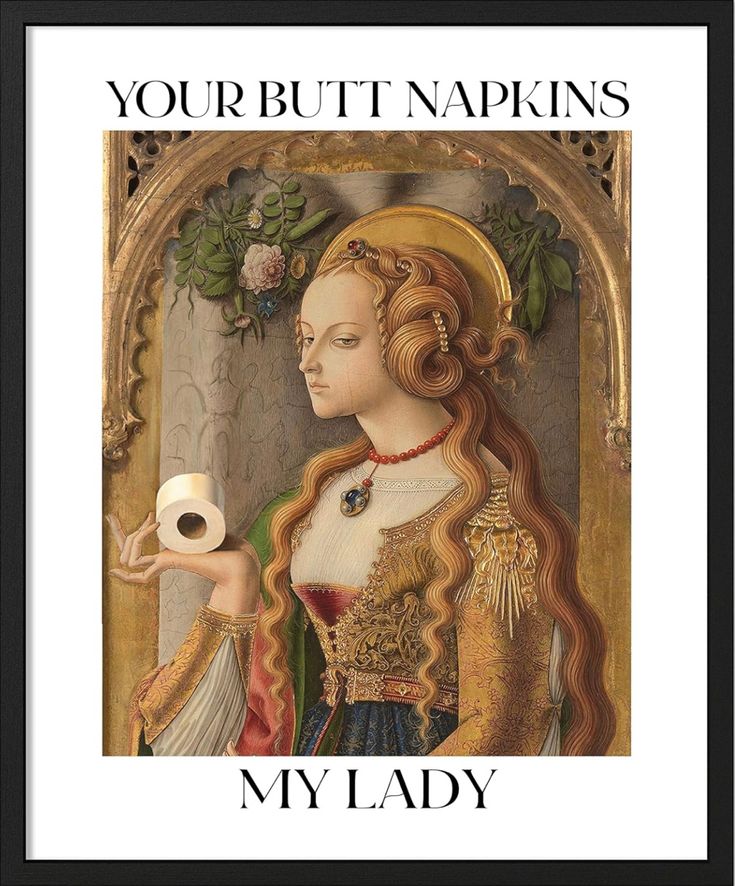 Wall Art Funny, Orange Grove, Funny Bathroom Decor, Mary Magdalene, Funny Bathroom, Bathroom Wall Art, Bathroom Wall, Print Shop, Napkins