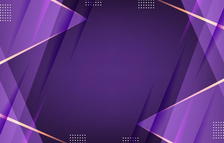 an abstract purple background with gold lines and squares in the center, on top of each other