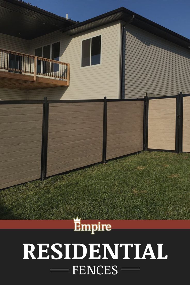 NA Vinyl Wood, Horizontal Fence, Fencing, Nebraska, Chain Link, Fence, Vinyl, Chain, Wood