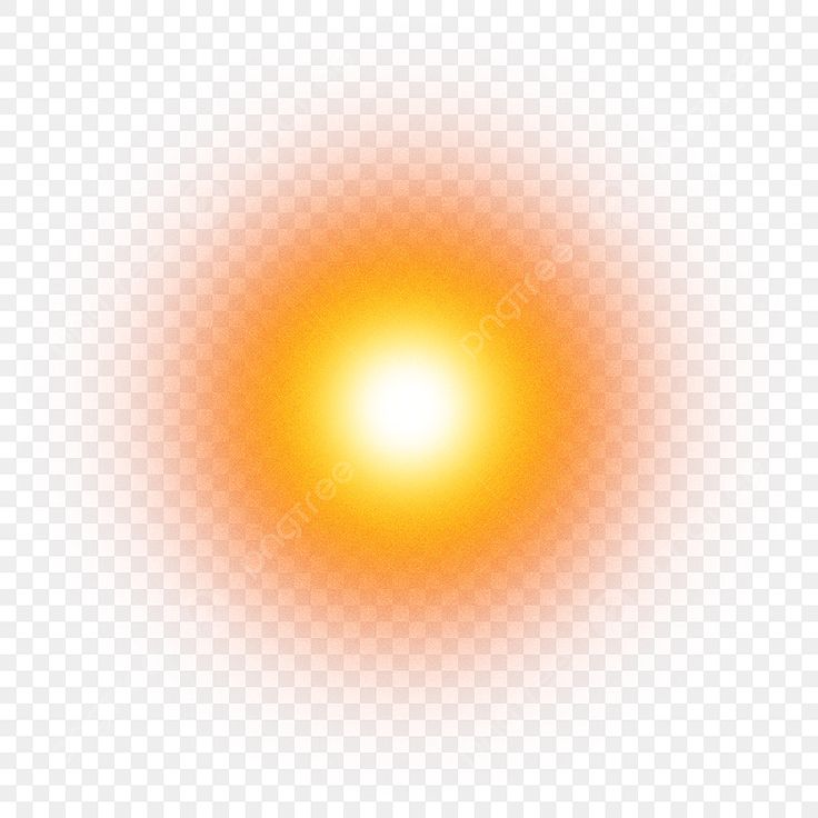 an orange and yellow sun on a transparent background