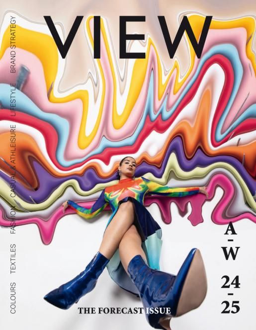 a woman sitting on the cover of a magazine