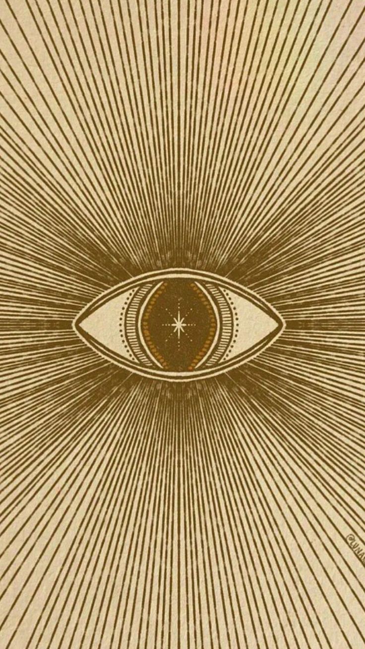 an all seeing eye with rays coming out of it