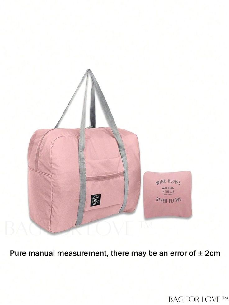 BagForLove - Pink Travel Carry-On Bag: Spacious Weekend Outdoor Handbag with Ample Capacity Product Description Color Pink Pattern Type Geometric Material Polyester Composition 100% Polyester Size Chart INCH CM Bag Length Bag Width Bag Height Handle Height Size 3.5 inch 2.8 inch 2.4 inch 3.5 inch one-size Bag Length Bag Width Bag Height Handle Height Size 9 cm 7 cm 6 cm 9 cm one-size Details Pictures Similar Products h2 { text-align: center; } /* æ¢è¡ */ li{ white-space: normal; word-break: break-all; word-wrap: break-word; } .red-box { width: 100%; display: flex; flex-direction: row; flex-wrap: wrap; justify-content: center; } .red-box > div { width: 190px; height: 250px; margin: 10px; } .red-box > div > a > img { width: 190px; height: 250px; } .size-box { width: 100%; margin: auto; whi Portable Travel Bag, Casual Portable Rectangular Travel Accessories, Versatile Pink Softback Bag, Travel Softback Bag, Pink Packable Pouch Bag, Pink Foldable Rectangular Bag, Packable Pouch Bag For Daily Use, Trendy Packable Travel Bag, Foldable Everyday Backpack