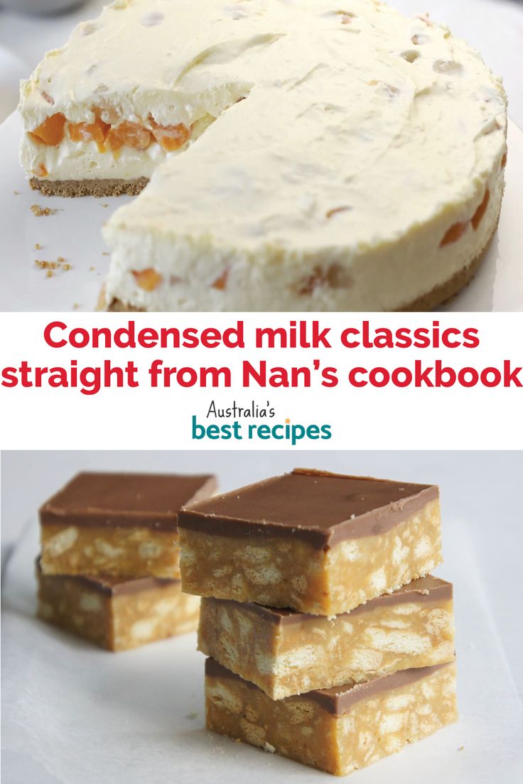 Canned Sweetened Condensed Milk, Easy Box Dessert Recipes, Baking With Sweetened Condensed Milk, Condensed Milk Lemon Cake, Deserts With Sweeten Condensed Milk, Sweetened Condensed Milk Dessert Recipes, Easy Coconut And Condensed Milk Dessert, Condensed Milk Pudding Recipes, Condensed Milk Slice Recipes