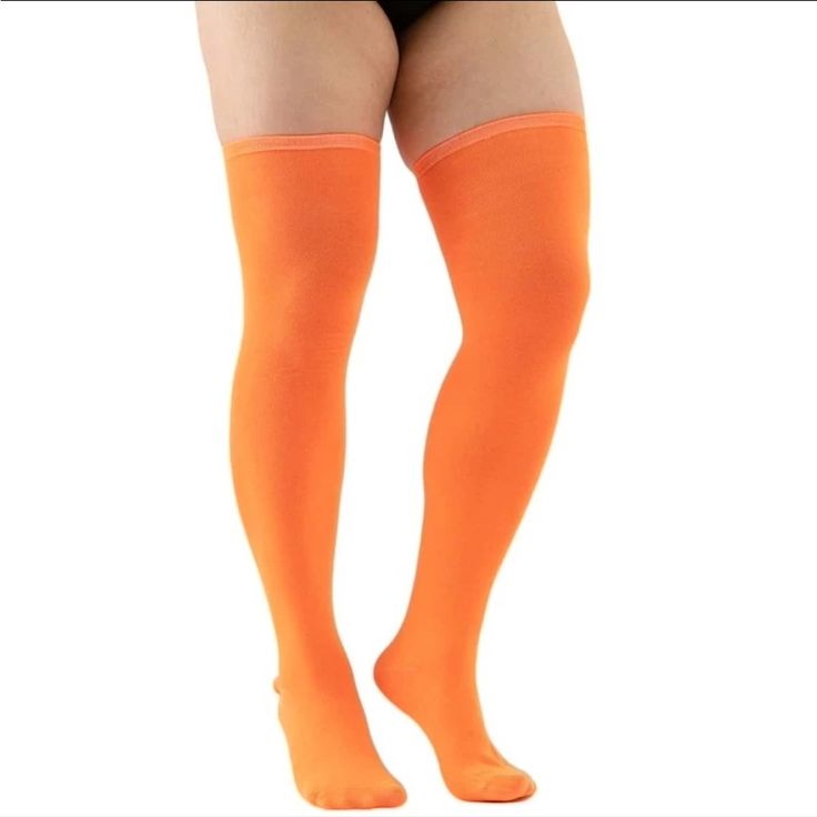 Orange Over The Knee Socks Nwt Accessories Orange, Orange Socks, Over The Knee Socks, Knee Socks, Over The Knee, Color Orange, Scooby Doo, Hosiery, The Knee