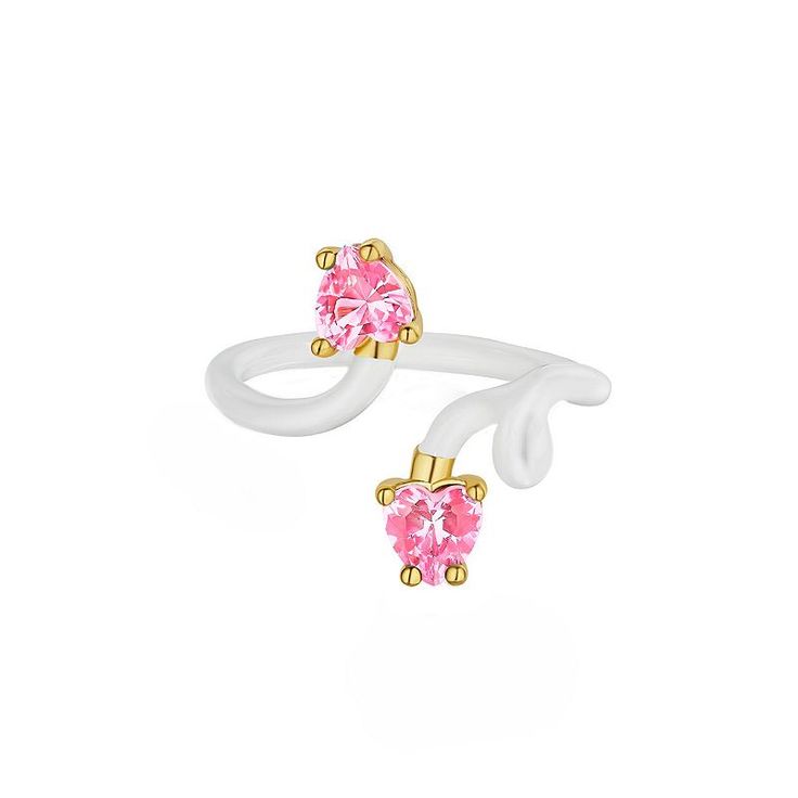 Complement your unique style with this House of Frosted white enamel & pink topaz ring. Click on this JEWELRY & WATCHES GUIDE to learn about fit, styles, materials and more! Complement your unique style with this House of Frosted white enamel & pink topaz ring. Click on this JEWELRY & WATCHES GUIDE to learn about fit, styles, materials and more! FEATURES Width: 3 mm Shank style: straight Metal: sterling silver Plating: 14k gold Finish: polished Nickel freeSTONE DETAILS Stone type: pink topaz Tot White Enamel Open Ring For Anniversary, Pink Open Ring With Prong Setting Jewelry, Pink Open Ring Jewelry With Prong Setting, White Open Ring With Enamel, Pink Prong Set Open Ring Jewelry, White Enamel Jewelry For Anniversary, White Enamel Open Ring, White Enamel Anniversary Rings, White Hallmarked Birthstone Wedding Ring