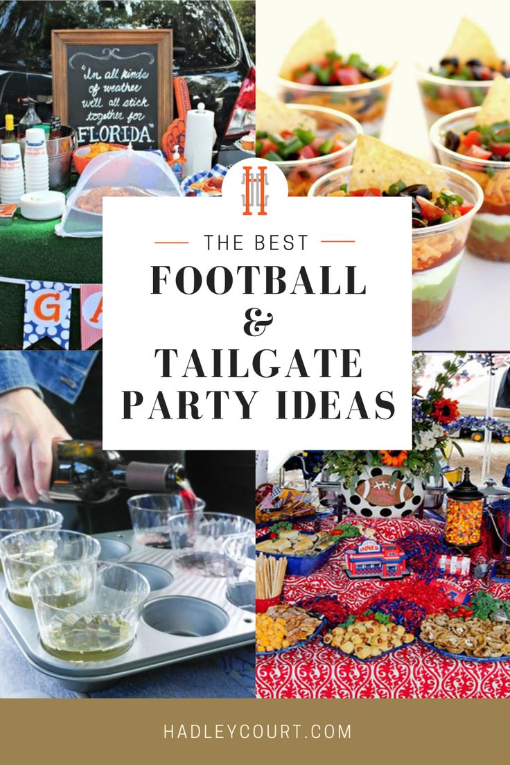 the best football and tailgate party ideas