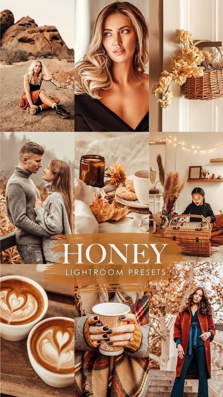 honey lightroom presets for photoshopping with coffee and people in the background