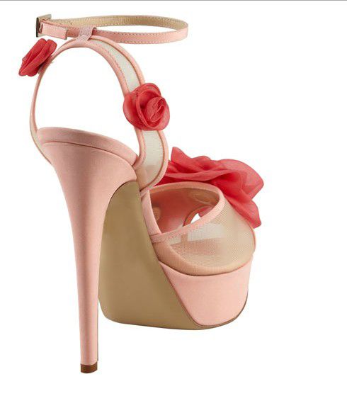 Padded insole for all-day comfort.Pink color and red flower reveal elegance and beauty.A delicate adjustable buckle is for ease of fit and added support. . Feminine Spring Platform Sandals, Spring Feminine Platform Sandals, Feminine Pink Round Toe Sandals, Pink Open Heel Sandals With Buckle Closure, Pink Ankle Strap Heels With Buckle, Pink Ankle Strap Heels With Buckle Closure, Pink Flower Sandals For Spring, Chic Pink Sandals With Buckle Closure, Spring Pink Sandals With Buckle Closure