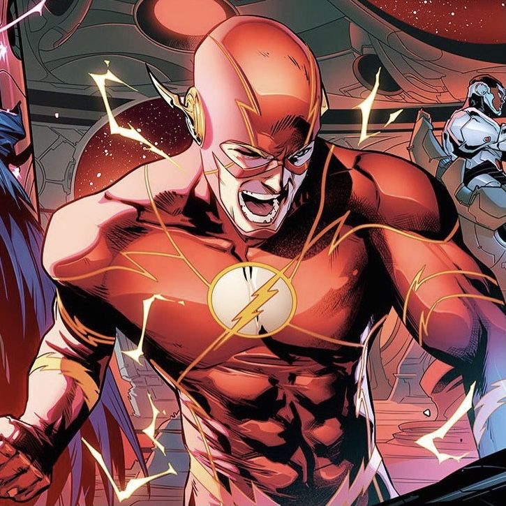 an image of the flash in action