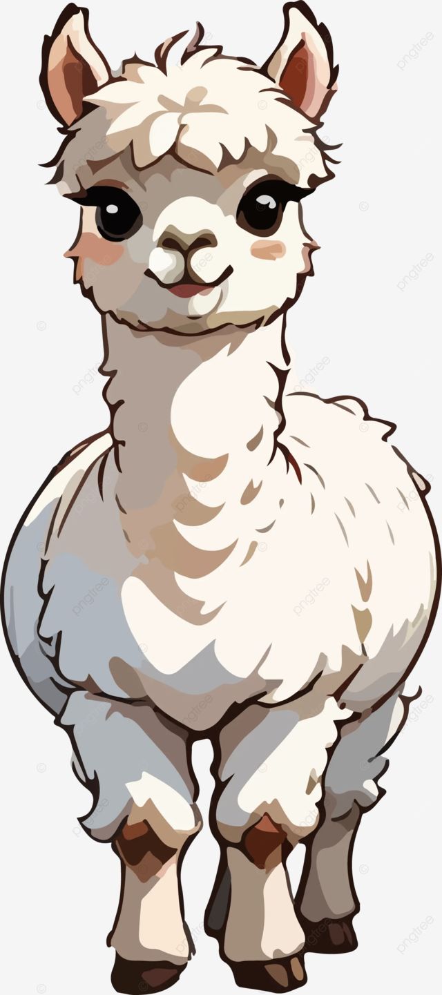 cute alpaca cartoon character alpaca llama animal png Alpaca Character Design, Alpaca Cute Cartoon, Alpaca Drawing Easy, Alpaca Sketch, Alpaca Doodle, Cute Animal Icons, Llama Sketch, Region Sierra, Llama Cartoon