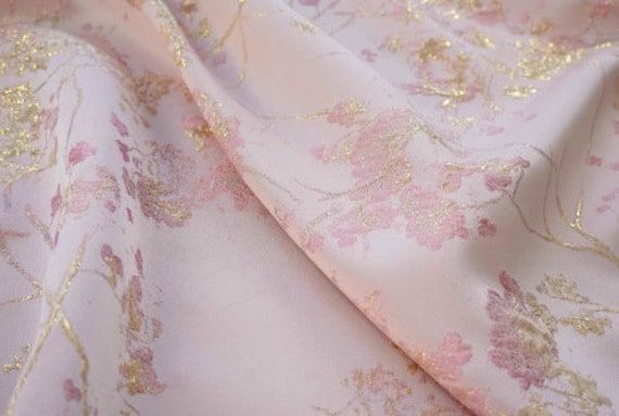 20%OFF-4Color pinkgold/red gold/blue gold/champagne color  jacuqard fabric, branches and flowers jacquard fabric, wedding fabric,  Width:57inches/ 145cm Price:the fabric is sold by 1/2 yards long buy 2 pcs, you will get 1 yards long. buy more it is a continuous size.  Weight:244g/m.                                  Any doubts, just contact me at any time ! Edwina Sharma, Rose Gold Fabric, Jacquard Bedding, Gold Champagne, Wedding Fabric, Champagne Color, Champagne Gold, Jacquard Fabric, Fabric Width