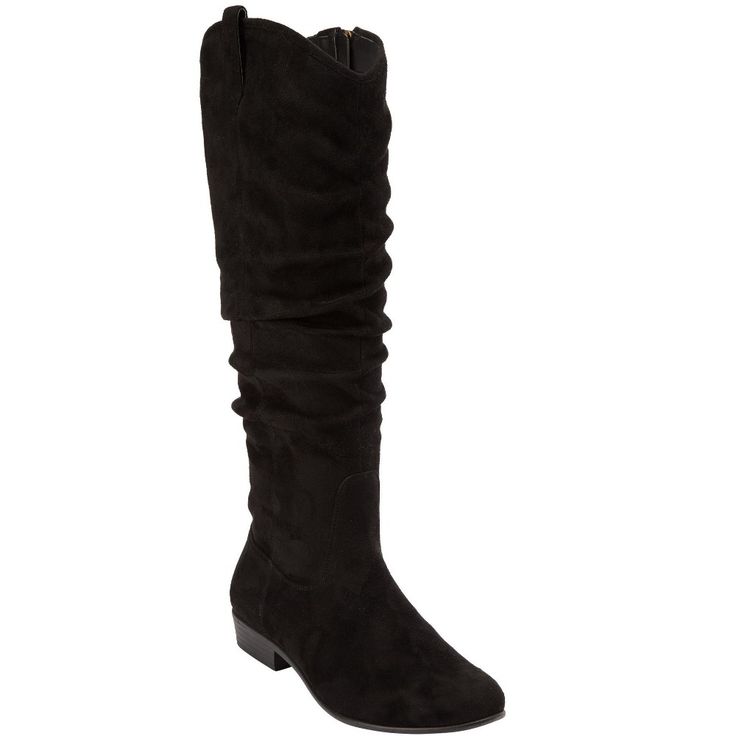 A beautifully burnished boot in a slouchy tall silhouette compliments all your fall outfits. Black Tall Boots, Short Ankle Boots, Slouchy Boots, Winter Shoes For Women, Buckle Ankle Boots, Closed Toe Shoes, Slouched Boots, Wide Calf Boots, Wide Calf