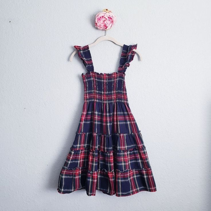 Hill House Ellie Nap Dress In Navy Tarten Preowned Great Condition Size 11-12 Years Tppboxa Nap Dress, House Dresses, Hill House, House On A Hill, House Dress, Kids' Dresses, Red Blue, Red And Blue, Casual Dresses