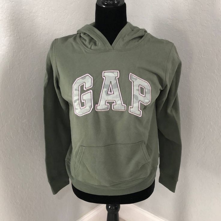 Olive Green Hoodie With Gap In Camo, Outlined In Light Pink! New With Tags! Gap Sporty Top With Drawstring Hood, Sporty Gap Sweatshirt For Spring, Sporty Gap Hoodie For Spring, Sporty Gap Top With Drawstring Hood, Gap Hoodie Sweatshirt For Spring, Gap Casual Sweatshirt For Spring, Gap Casual Spring Sweatshirt, Casual Gap Sweatshirt For Spring, Casual Gap Tops With Drawstring Hood