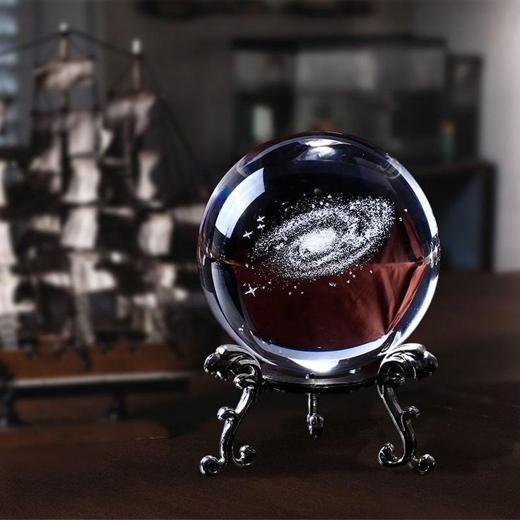 Universe in a sphere - My Zen Temple Cryptid Summer, Luna Lamp, 3d Solar System, Feng Shui Items, Art Tutor, Gem Crafts, Astronomy Gift, 3d Crystal, Milky Way Galaxy