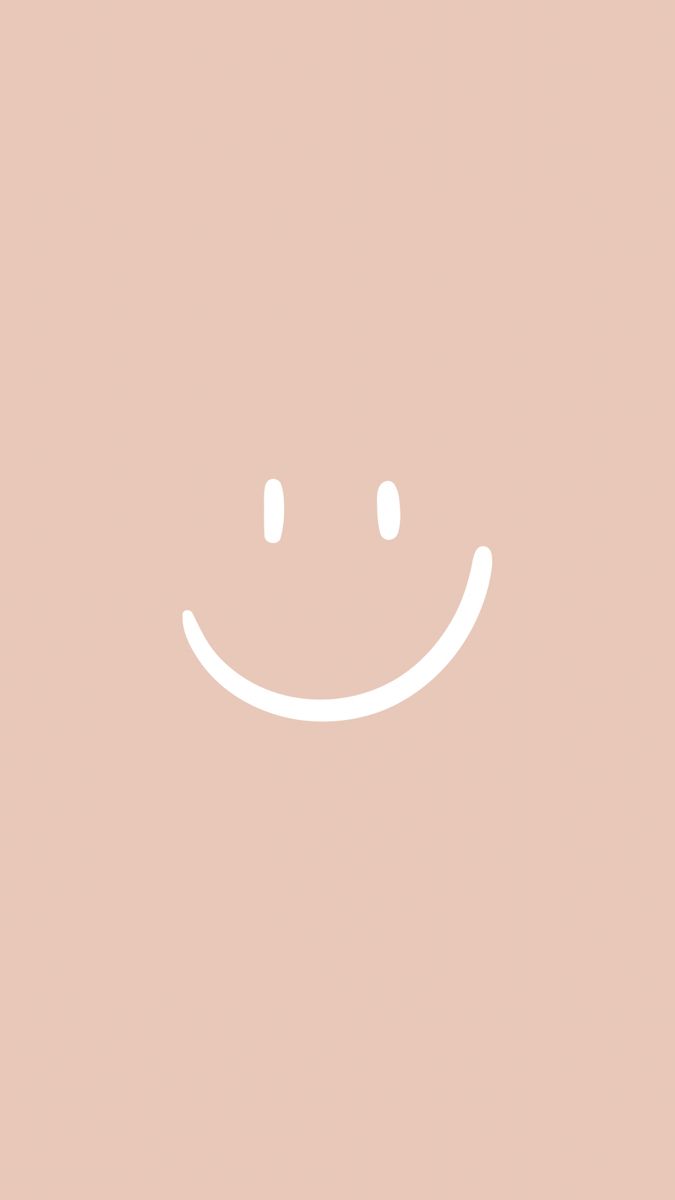 a white smiley face on a pink background