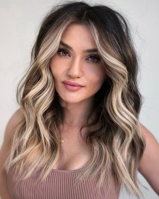 Southern Hair Color, Money Piece Balayage Brunette, Blonde Front Highlights, Long Auburn Hair, Color Streaks, Kadeřnické Trendy, Brunette Balayage, Money Piece, Face Shape Hairstyles