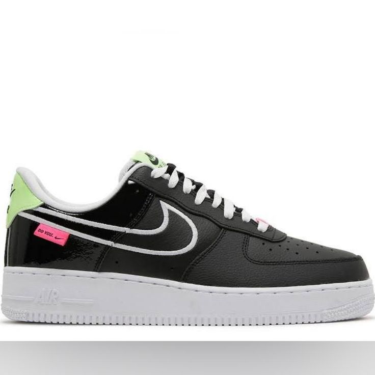 Nike Air Force 1 '07 Lv8 Black White Hyper Pink . New Inbox. Nike Air Force 1 Black Urban Streetwear, Nike Air Force 1 Black Sporty Sneakers, Black Nike Air Force 1 Sporty Style, Nike Air Force 1 Black Urban Style, Nike Air Force 1 Black For Skateboarding, Black Nike Air Force 1 Low-top For Streetwear, Red Sneakers Men, Nike Airmax 97, Nike Air Monarch Iv