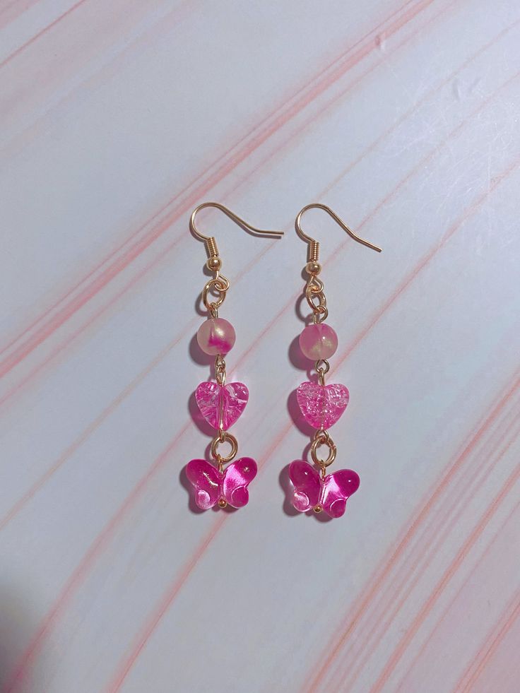 10 mm hooks hypoallergenic iron Trendy Dangle Heart Earrings With Ear Wire, Cute Dangle Heart Earrings With Ear Wire, Cute Heart Dangle Earrings With Ear Wire, Dainty Dangle Beaded Earrings With Ear Wire, Adjustable Dangle Heart Earrings, Adjustable Dangle Heart Earrings With Ear Wire, Valentine's Day Beaded Dangle Earrings, Pink Metal Beaded Drop Earrings, Pink Hypoallergenic Dangle Heart Earrings