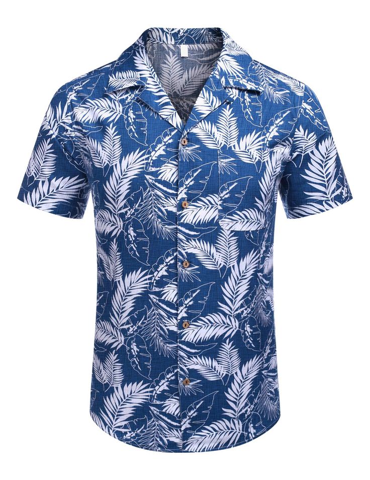 PRICES MAY VARY. Fabric- This men’s short sleeve Hawaiian shirt is made of quality fabric, which is lightweight, breathable, and comfortable to wear. Design - The mens beach shirt features, short sleeve, spread collar, chest pocket and button closure. Using loud colours and bold patterns make our printed shirts the perfect outfits for summer festivals. Outfits - Mens Hawaiian shirts are great with shorts, chinos and jeans, for a relaxed casual and trendy getup. Or wearing open and layering crew Party Yacht, Yacht Sailing, Mens Beach Shirts, Mens Beach, Summer Pullover, Summer Festivals, Vacation Vibes, Bold Patterns, Winter Shirts