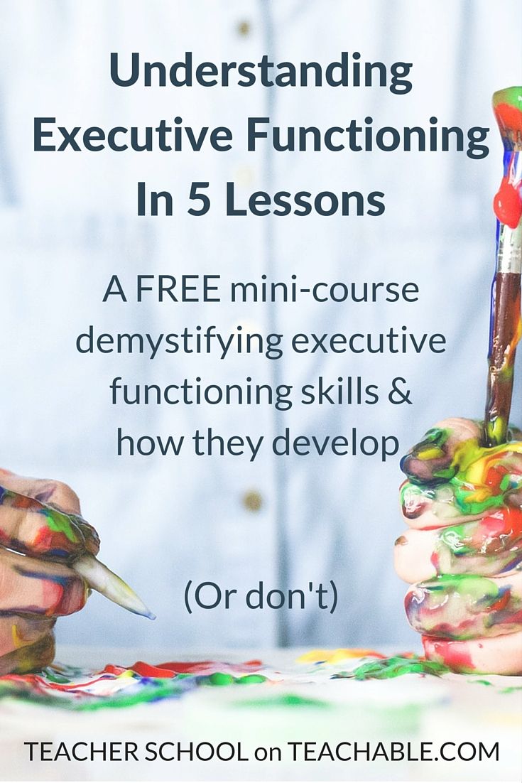 Students with ADHD? Disorganized students? Students who can't seem to get started? Homework battles? “Executive Functioning" is often used as a catchall for a host of student struggles, from disorganization and poor time management to low impulse control and working memory challenges. What they all have in common is the brain's ability to make and execute plans. Even the brightest students can struggle in school because of EF skill deficits. Take the FREE mini-course demystifying executive funct Student Struggles, Poor Time Management, Executive Functioning Strategies, Teaching Executive Functioning, Executive Functions, Impulse Control, Executive Functioning Skills, Executive Function, Working Memory