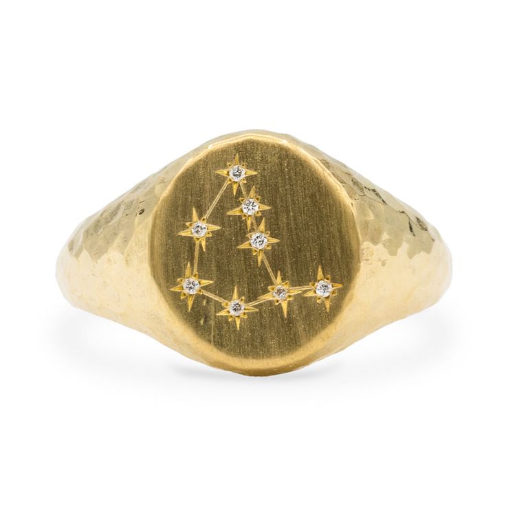 Celestial Signet Ring - Capricorn Men Signet Ring Gold, Capricorn Ring, Mens Gold Signet Rings, Men Signet Ring, Gem Engagement Rings, Money Jewelry, Resize Ring, Signet Ring Men, Signet Rings