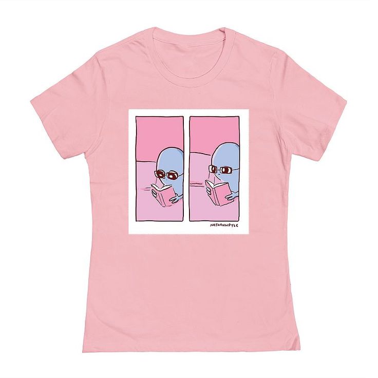 You will love the fun and comfortable style of this Juniors' Nathan W Pyle Reading Graphic Tee. You will love the fun and comfortable style of this Juniors' Nathan W Pyle Reading Graphic Tee. FEATURES Short sleeves CrewneckFABRIC & CARE Cotton Machine wash Imported Size: Small. Color: Pink. Gender: female. Age Group: kids. Pink Graphic Print Top For Sleepover, Casual Cotton T-shirt With Cute Design, Playful Cotton T-shirt With Cute Design, Playful Pink Relaxed Fit T-shirt, Pink Casual T-shirt With Cute Design, Casual Pink T-shirt With Cute Design, Funny Pink Tops With Cartoon Print, Pink Cute Crew Neck T-shirt, Playful Cotton T-shirt For Sleepovers