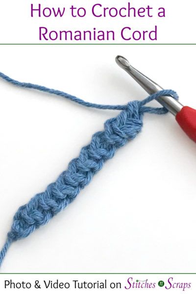 crochet how to crochet a roman cord with pictures and video instructions