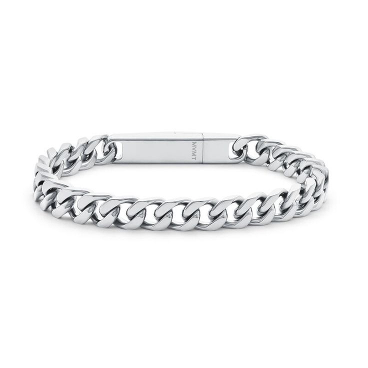 Modern Chain Bracelet — Men’s Cuban Link Bracelet | MVMT Classic Cuban Link Bracelets For Everyday, Classic Cuban Link Bracelet For Everyday, Classic Cuban Link Bracelet With Box Chain, Classic White Gold Cuban Link Bracelet For Everyday, Classic Everyday Cuban Link Bracelet In White Gold, Everyday White Gold Chain Bracelet, Minimalist Cuban Link Everyday Bracelets, Minimalist Cuban Link Bracelets For Everyday, Classic Cuban Link Chain Bracelet For Everyday