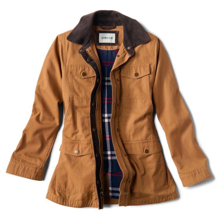 Women’s Orvis 1856 Barn Coat Long Sleeve Utility Jacket For Fall Outdoor Activities, Long Sleeve Utility Jacket For Outdoor Fall Activities, Outdoor Hooded Winter Jacket For Fall, Cotton Parka For Workwear In Fall, Utility Hooded Jacket For Workwear In Winter, Classic Cotton Outerwear With Fleece Lining, Cotton Parka For Fall, Fall Cold Weather Long Sleeve Utility Jacket, Long Sleeve Utility Jacket For Cold Weather In Fall