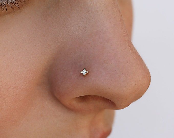 Diamond Gold Nose Ring Cross Nose Hoop Chakana Nose Ring | Etsy India Elegant Gold Nose Ring For Everyday, Hypoallergenic Yellow Gold Nose Rings For Anniversary, Minimalist Gold Piercings With Diamond Cut, Minimalist Diamond Wedding Piercings, Elegant Hypoallergenic 14k Gold Nose Rings, Elegant 14k Gold Nose Ring As Gift, Elegant Hypoallergenic White Gold Nose Rings, Elegant Hypoallergenic Nose Rings For Gifts, Gold Hypoallergenic Nose Rings For Wedding