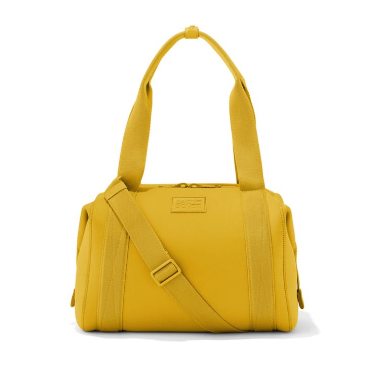 Landon Carryall - Bolsa de fin de semana y bolsa de gimnasio cruzada | dagne dover Yellow Satchel Bag For On-the-go, Yellow Large Capacity Bag For On-the-go, Yellow Satchel With Top Carry Handle For On-the-go, Yellow Travel Bag With Detachable Strap, Yellow Satchel With Top Carry Handle For Everyday Use, Yellow Bag With Detachable Strap For On-the-go, Yellow Satchel For On-the-go, Modern Yellow Shoulder Bag For On-the-go, Modern Yellow Satchel With Large Capacity