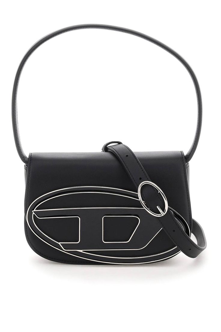 D Logo Shoulder Bag from Diesel | Diesel Women's D Logo Shoulder Bag in Non Definito | SS24 Diesel Shoulder Bag, 1dr Bag, Diesel Handbags, Diesel 1dr, Diesel Bag, D Logo, Kurt Geiger Heels, Black Crossbody, Fashion Labels