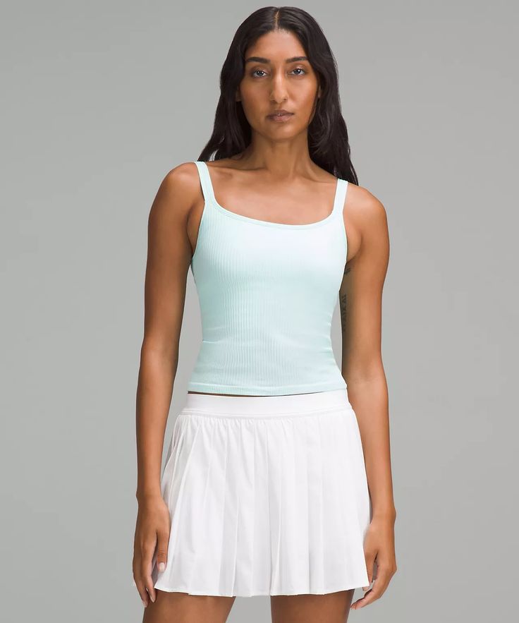 Ebb to Street Scoop-Neck Cropped Tank Top *Light Support, B/C Cup | Women's Sleeveless & Tank Tops | lululemon C Cup, Top Light, Sleeveless Tank Top, Sleeveless Tank, Cropped Tank Top, Crop Tank, Shirt Outfit, Womens Tank, Tank Shirt