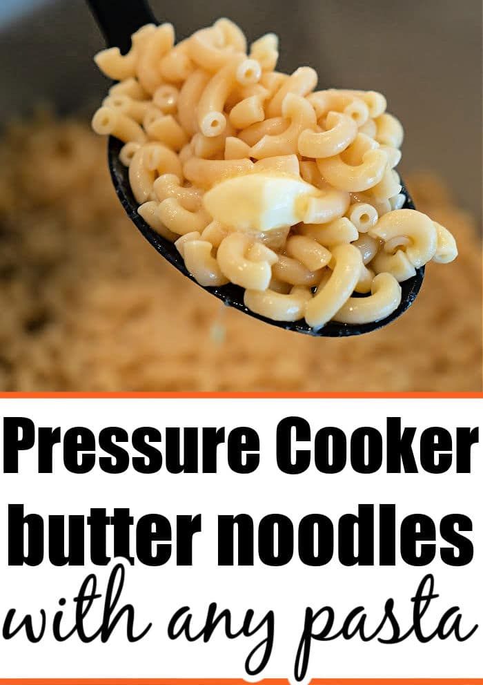 the pressure cooker is filled with noodle noodles and it's ready to be eaten