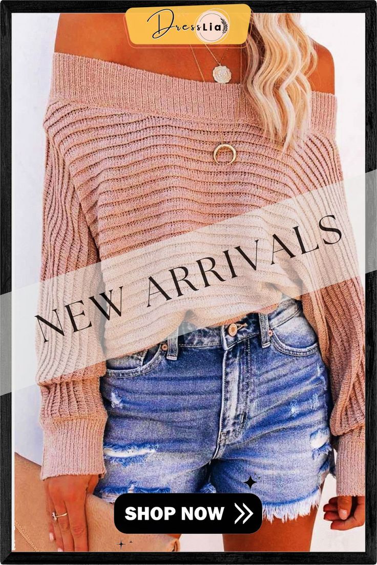 Sexy Striped Off-shoulder Sweater Trendy Off-shoulder Top For Fall, Trendy Stretch Off-shoulder Sweater, Off Shoulder Sweater, Shoulder Sweater, Ladies Tops Fashion, Online Clothing, Off Shoulder, Sweaters For Women, Womens Tops