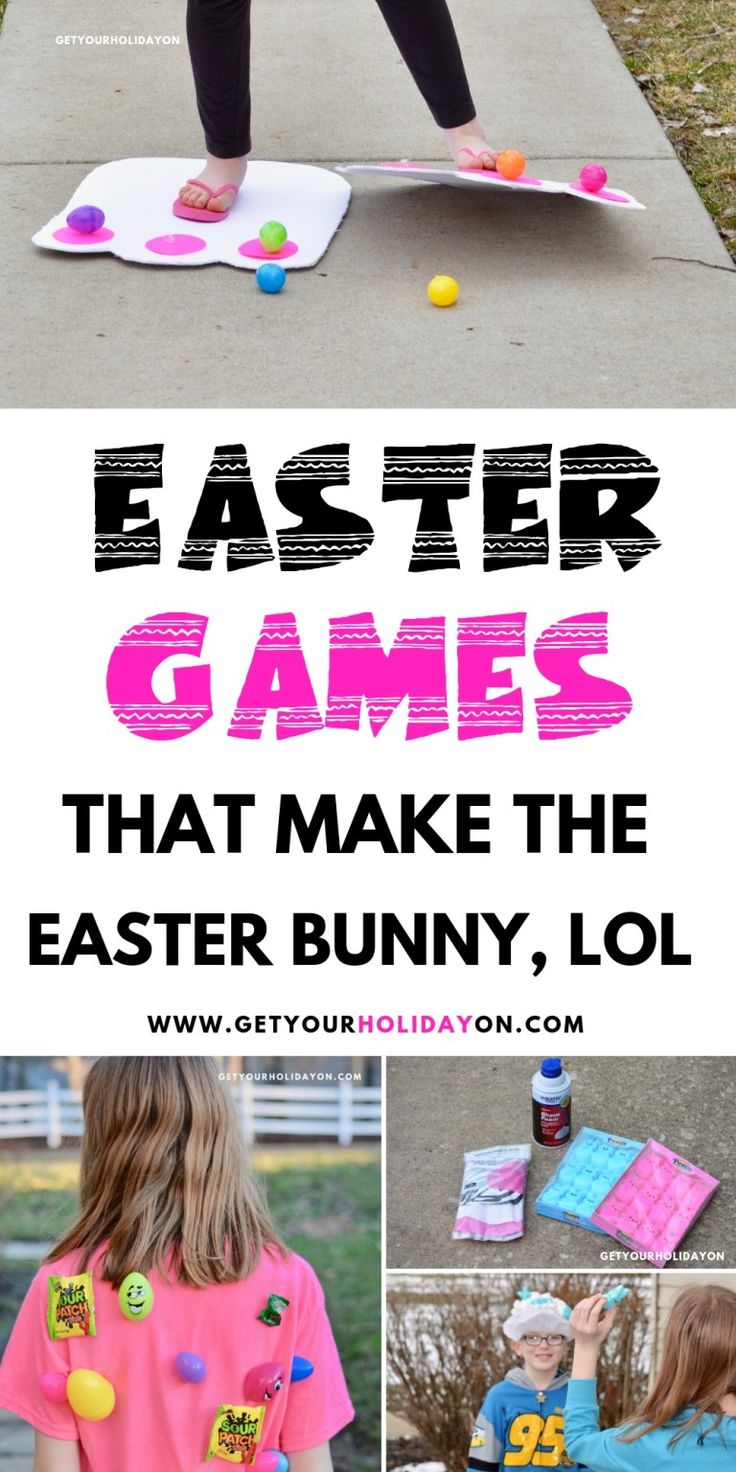 the easter games that make the easter bunny, lol are great for kids to play with