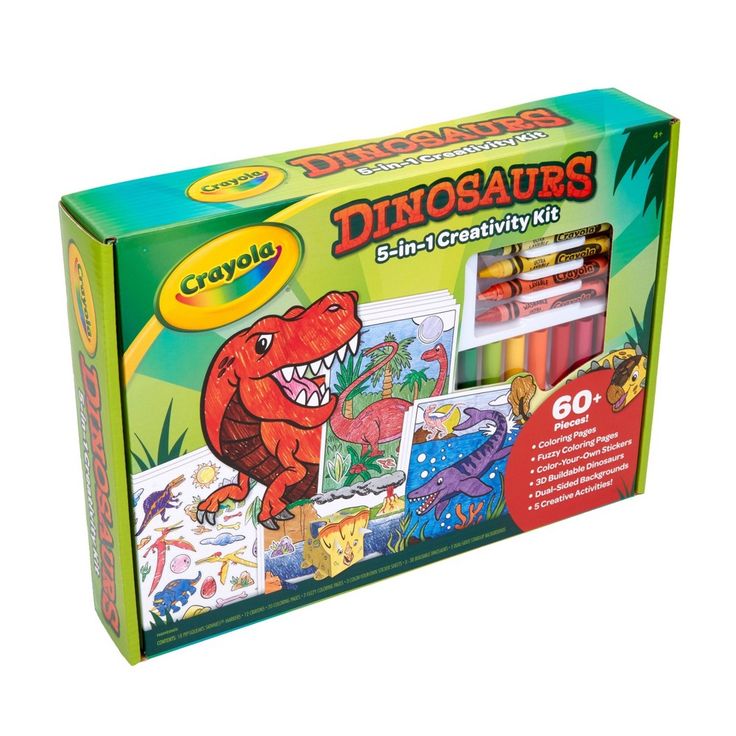 crayola dinosaurs fine creativity kit