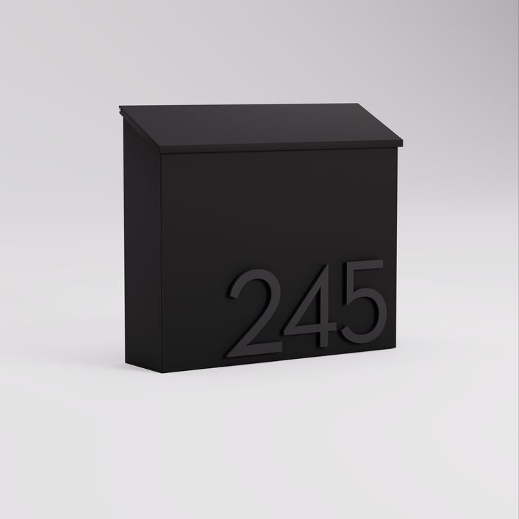 a black box with the number twenty forty five on it's front and side