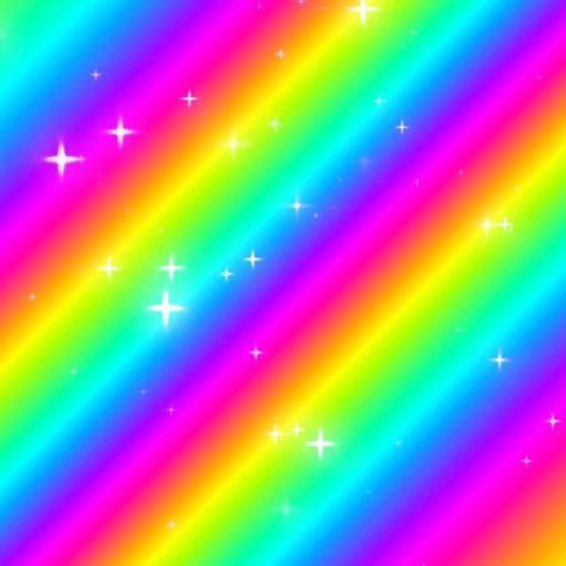 an abstract rainbow background with stars