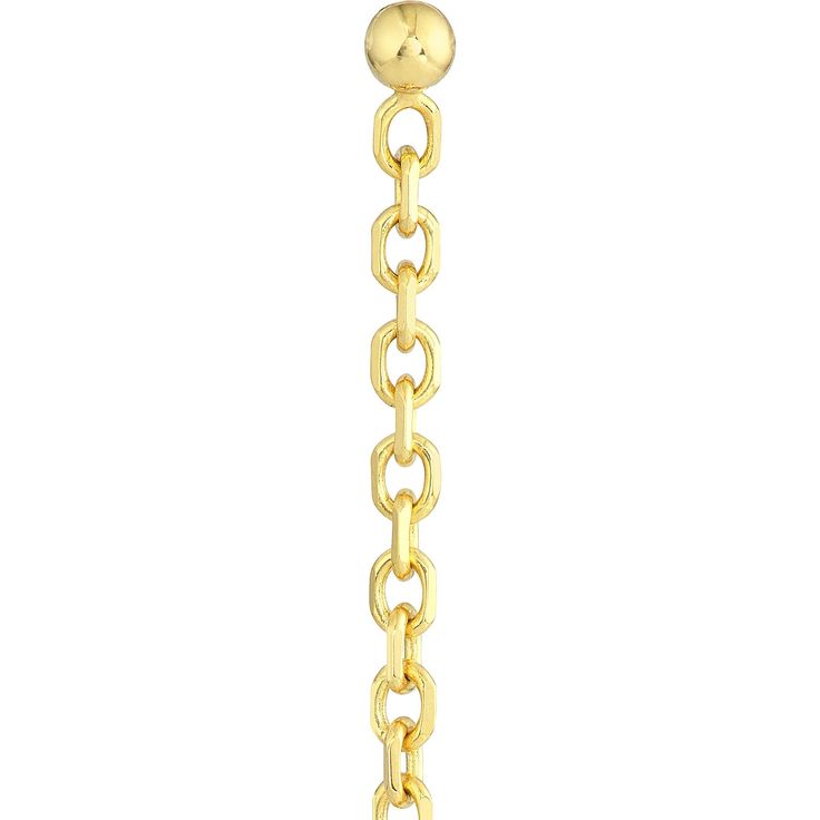 Savor the essence of true artisanship with the exquisite allure of our 50/50 Cable Chain Front-to-Back Earrings, a true masterpiece crafted for the connoisseur of fine jewelry. These earrings exist in that delightful space between a hoop and a huggie, offering a unique and fashionable twist to your earring collection. Crafted in 14K yellow gold, these earrings redefine elegance and style.Experience the allure of their delicate design, featuring a 50/50 cable chain that gracefully drapes from you Tarnish Resistant Gold Plated Link Earrings, Tarnish-resistant Gold-plated Link Earrings, Evening Jewelry With Link Adjustable Chain, Evening Jewelry With Adjustable Chain Link, Elegant Gold Plated Link Earrings, Gold-plated Link Earrings, Elegant Link Earrings Tarnish Resistant, Gold Plated Link Earrings, Elegant Tarnish Resistant Link Earrings