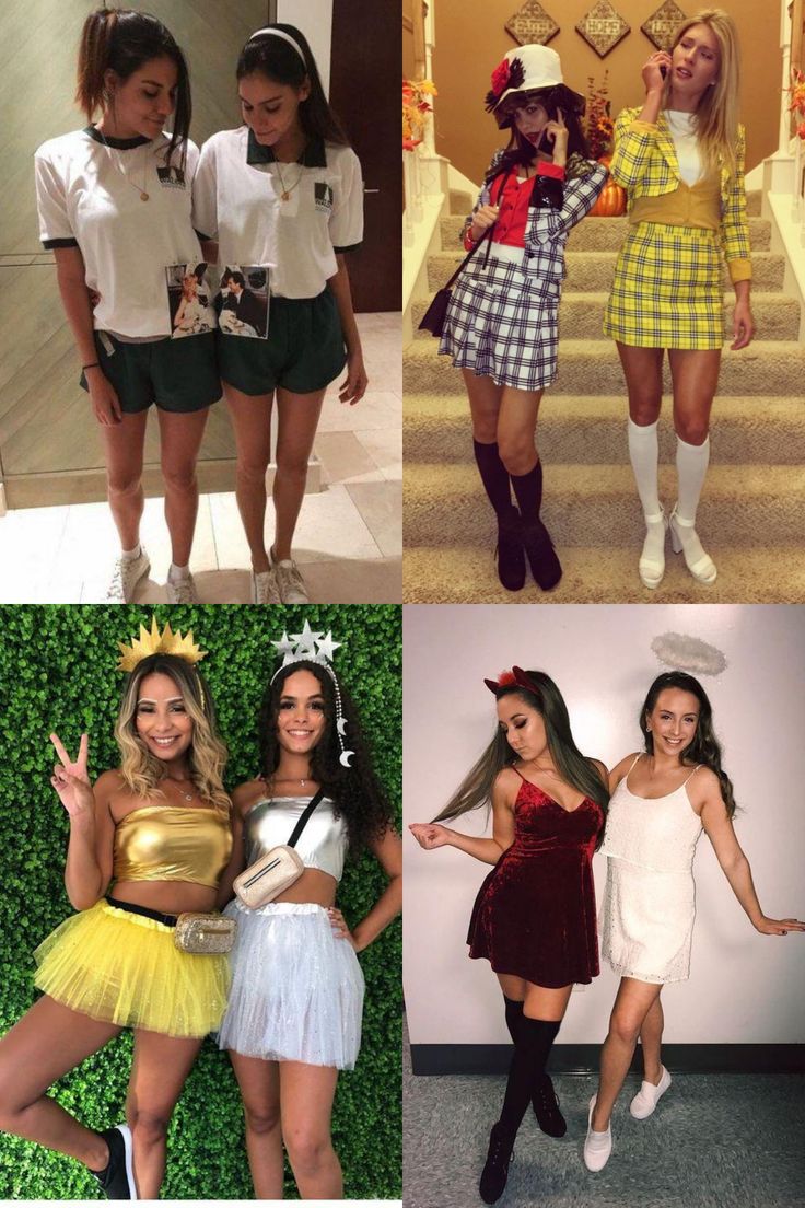 Mean Girls Halloween Costumes, Costumes For Best Friends, Best Friend Costumes, Cheerleader Halloween Costume, Clueless Halloween Costume, Friend Costumes, The Best Halloween Costumes, Bff Halloween Costumes, Classic Halloween Costumes