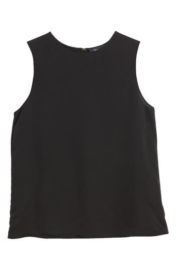 This staple sleeveless blouse is cut from luxe silk for timeless elegance. 25" length (size Medium) Jewel neck Sleeveless 100% silk Dry clean Imported Sleeveless Silk Blouse, Blouse Nordstrom, Jewel Neck, Sleeveless Blouse, Silk Blouse, Timeless Elegance, Dry Clean, Nordstrom, Size Medium