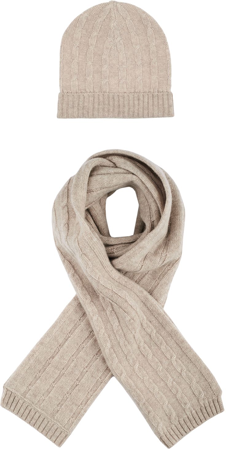 A complete unisex set featuring a classic cable knit hat and scarf, ideal for adding the final touch to any winter outfit for children. It is also made from 100% cashmere for maximum warmth and comfort. Made from 100% cashmere Classic cable knit hat and scarf Available in a range of sizes Knit Hat And Scarf, Hat And Scarf Set, Beige Scarf, Scarf And Hat, Cable Knit Hat, Hat And Scarf Sets, Hat And Scarf, Newborn Essentials, Final Touch