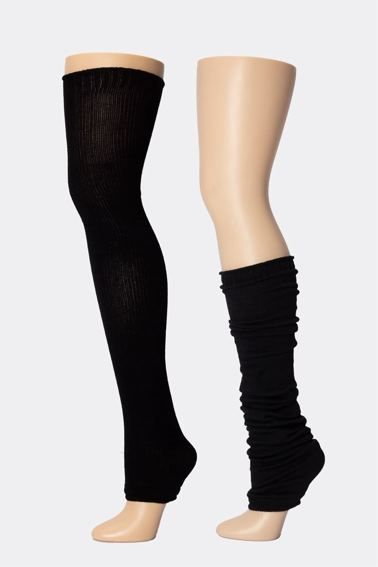 The thigh high leg warmers can be worn pulled straight or scrunched at the ankle. These leg warmers can be worn layered over tights or on their own and can be pulled down to cover the heel if desired. SIMILAR STYLE ALERT: If you love our thigh high leg warmers, consider the acrylic leg warmer as an addition or alternative. * All sales final. No returns or exchanges allowed. | Thigh High Leg Warmers for Women in Black Thigh High Black Socks, Fishnet Thigh Highs, Leg Accessories, Thigh High Leg Warmers, Black Leg Warmers, Fur Leg Warmers, Flare Jeans Outfit, Women's Tights, Black Thigh High