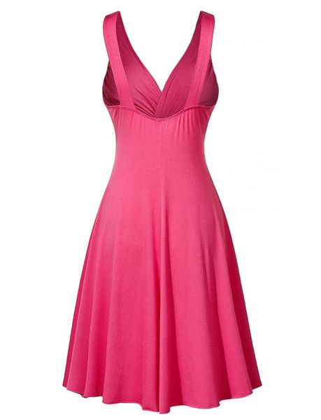 Women Elegant Pure Color Deep V-neck Dress Knee Length Backless Evening Dresses Sleeveless Slim Fit Pleated Dress Plus Size Stretch V-neck Halter Dress For Beach, Pink Sleeveless V-neck Dress For Spring, Pink Sleeveless Dress With Sweetheart Neckline, Pink Dresses With Sweetheart Neckline And Built-in Bra, Beach Dress With Sweetheart Neckline And Built-in Bra, Chic Pink Sleeveless Dress With Sweetheart Neckline, Beach Stretch V-neck Halter Dress, Solid Dress With Built-in Bra For Summer, Elegant Stretch Halter Dress With V-neck