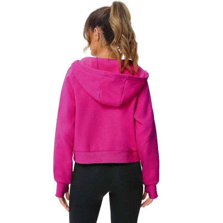 This Fleece Lined Sweatshirts is Made of High Quality & Skin Friendly Material, Definitely Comfortable & Warm. It’s suitable for Spring, Autumn and Winter, Zipped turtleneck, cozy oversize fit, Pullover design with kangaroo pocket on the front, Ultra soft pile fleece keep you warm and fashionable. Solid Color Sweatshirt With Ribbed Cuffs For Workout, Solid Sweatshirt With Ribbed Cuffs For Workout, Solid Color Workout Sweatshirt With Ribbed Cuffs, Pink Fleece Sweatshirt Athleisure Style, Cozy Hooded Sweatshirt For Workout, Long Sleeve Sweatshirt With Ribbed Cuffs For Workout, Pink Fleece Sweatshirt In Athleisure Style, Pink Fleece Athleisure Sweatshirt, Winter Workout Sweatshirt With Drawstring Hood