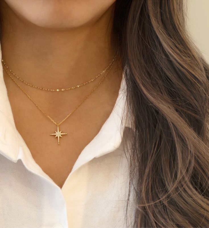 Gold Choker Necklace, Dainty Layered Choker for Women, Layered Necklace – AMYO Jewelry Starburst Necklace, Silver Necklace Set, Star Pendant Necklace, Women Necklace, Chain Choker Necklace, Chain Choker, Fashion Accessories Jewelry, Dainty Necklace, Star Necklace